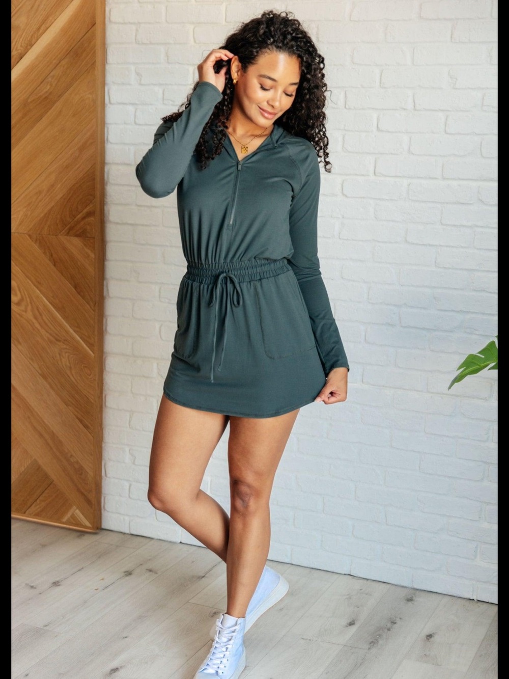 RM Active Women’s Getting Out Long Sleeve Hoodie Romper